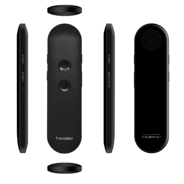 Black Pocket Translator Device Portable Pocket Translator for Translation